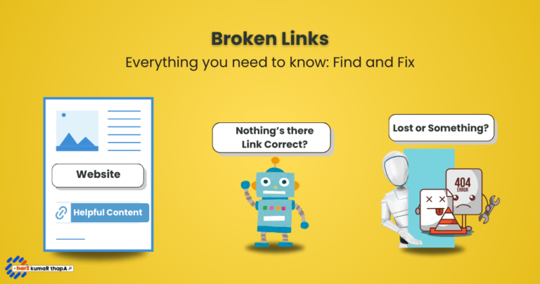 Broken links in SEO